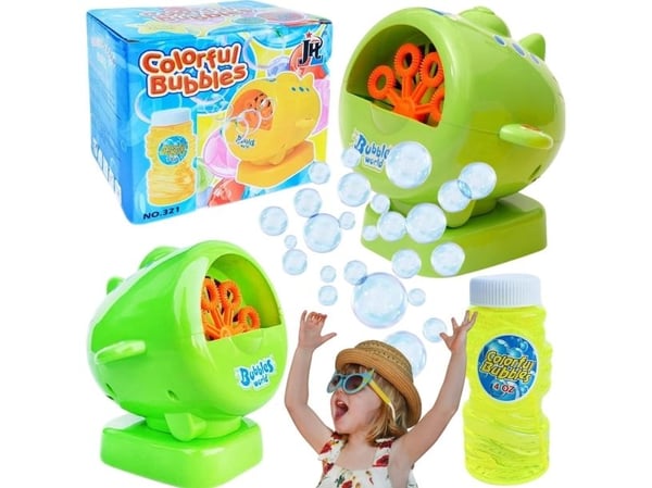 Swede bubbelmaskin set, flytande till såpbubblor 300 ml