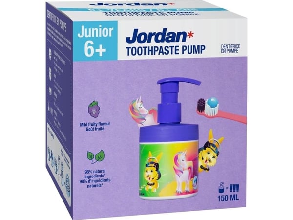 JORDAN_Toothpaste Pump children's toothpaste 6+ 150ml