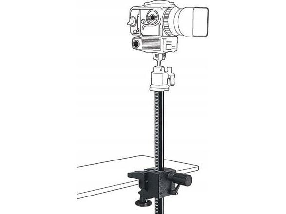 Manfrotto 131TC Table Attached Tripod C Post, Musta, 66 cm