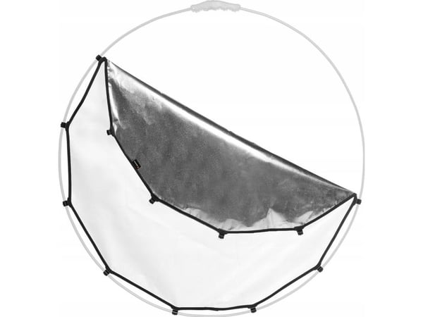 Lastolite Silver/White stoff til HaloCompact