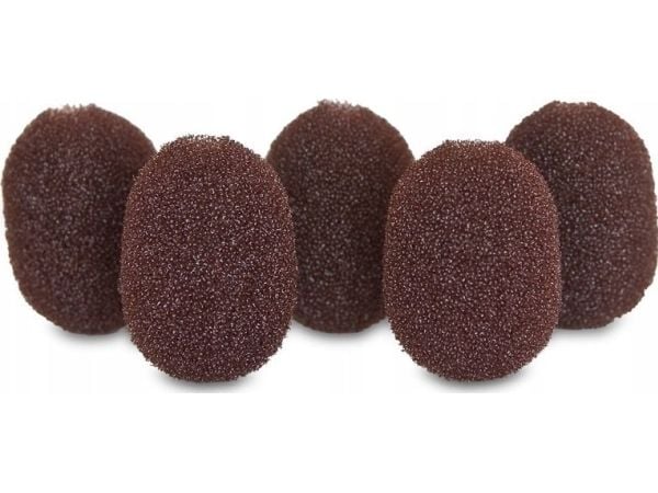 Rycote Lavalier Foams Brown (5-pakning)