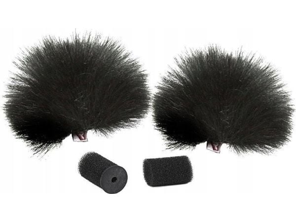 Rycote Black Lavalier vindskjerm - par
