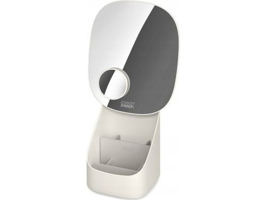Speil Joseph & Joseph pedestal med kosmetikkoppbevaring Viva™