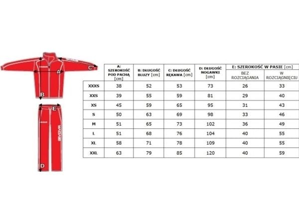 Dres Givova Tuta Visa Triacetat svart-hvit TR018 1003 (2XL)