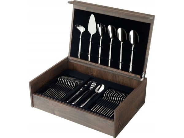 Amefa Ventura 1924 - 78-pc Cutlery set in wooden canteen