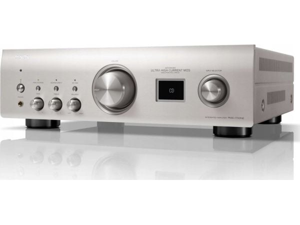 Denon PMA-1700NE integroitu vahvistin, 2.0 kanavaa, 70 W, hopea
