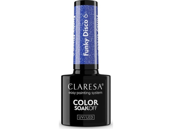 CLARESA_Soak Off UV/LED Funky Disco Hybridilakka 6 5g
