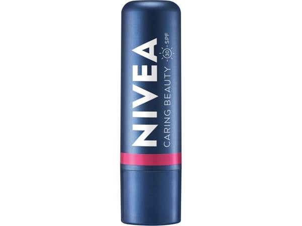 NIVEA_Caring Beauty 3-i-1 omsorgsfull leppestift Rosa 4,8g