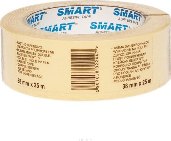 Smart DOBBELT-SIDIG TAPE SMART 38mm/10m -