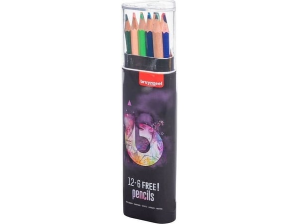 Bruynzeel 12+6 Free Colour Pencil Light