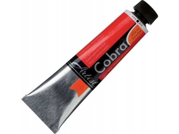 Cobra Artist vannblandbar oljemaling tube Cadmium Red Medium 314
