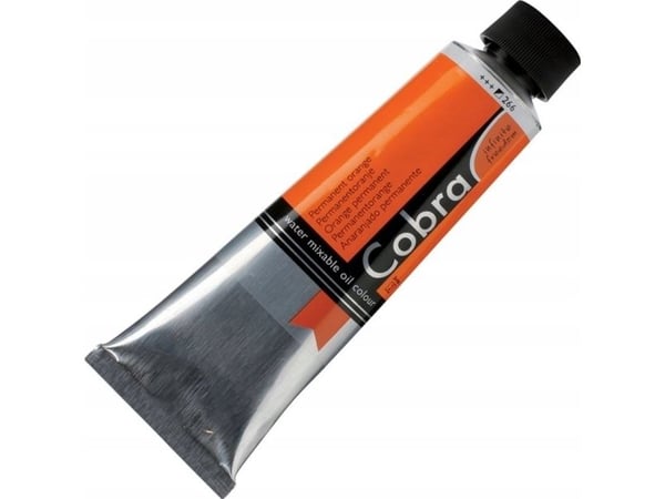 Cobra Artist vattenblandbara oljefärger tub E266 Permanent Orange