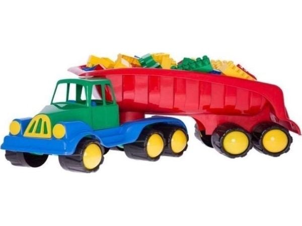 Hemar Auto puoliperävaunun ja lohkojen kanssa MIX MIX