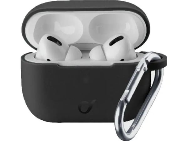 Cellularline 8018080371769, Kotelo, Musta, Apple, AirPods 3 Gen, Silikoni, 16 mm
