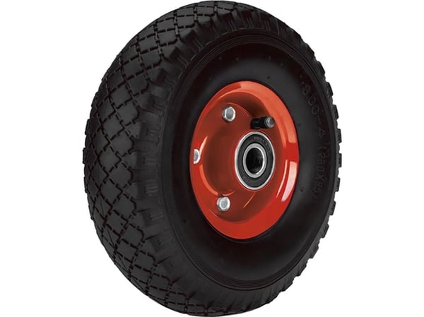 Blow hjul 26 cm til trillebår - 260x85 3.00/4 - rød