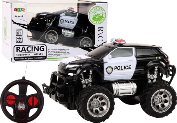 LeanToys RC 1:24 Kauko-ohjattava poliisin maastoauto LeanToys RC 1:24 Kauko-ohjattava poliisin maastoauto