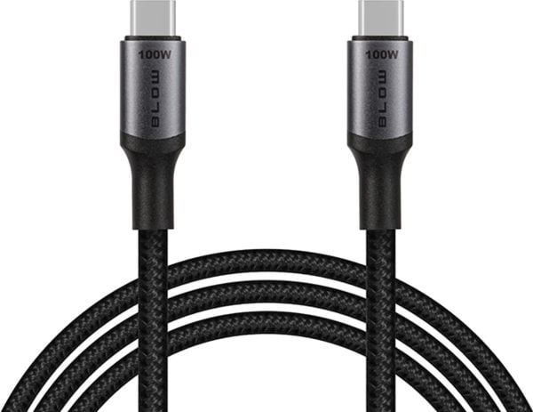 USB Blow USB-C til USB-C-kabel 1 m svart