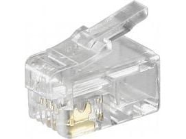 Goobay 50249, RJ10, genomskinlig