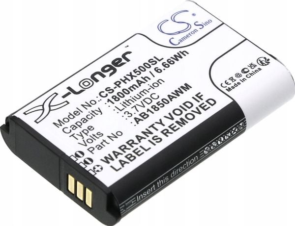 Cameron Sino-batteri Ab1850awm til Philips Xenium X500 9@9k / 9a9k Ab1720awm / Cs-phx500sl