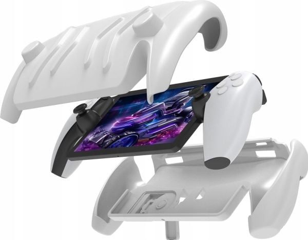 JYS Asia Etui Asia 2in1 edessä takana Sony Playstation Ps Portal / P5188 / Valkoinen / JYS Case Etui Asia 2in1 edessä takana Sony Playstation Ps Po...