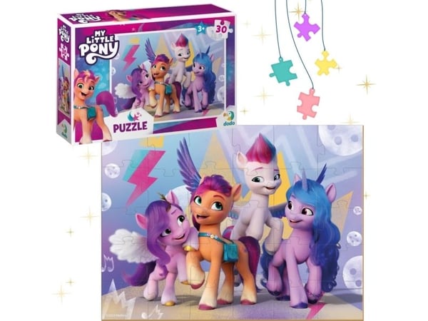 Dodo "MY LITTLE PONY" 30-osainen värillinen palapeli pikkulapsille