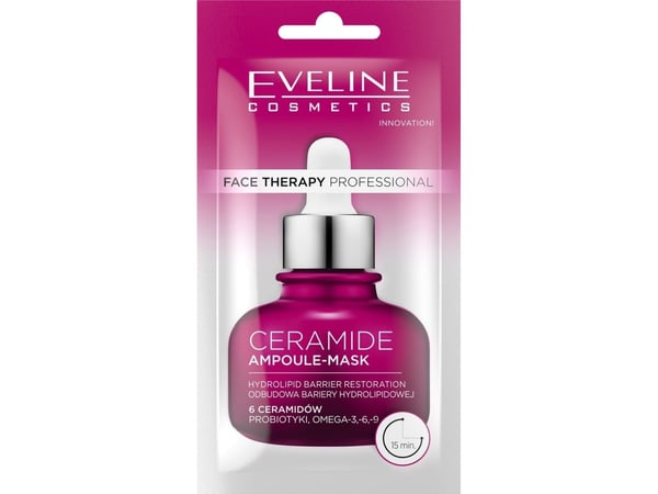 Eveline Face Therapy Professional barriere-oppbyggende maske-ampulle med ceramider 8 ml