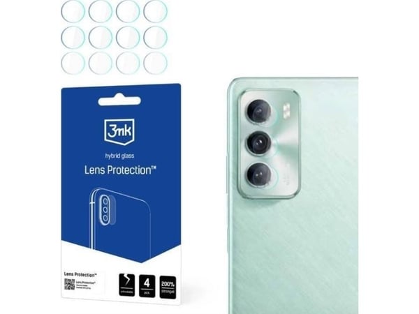 3MK hybridglass for kamera / objektiv OPPO RENO 12 3mk fleksibelt glassobjektiv