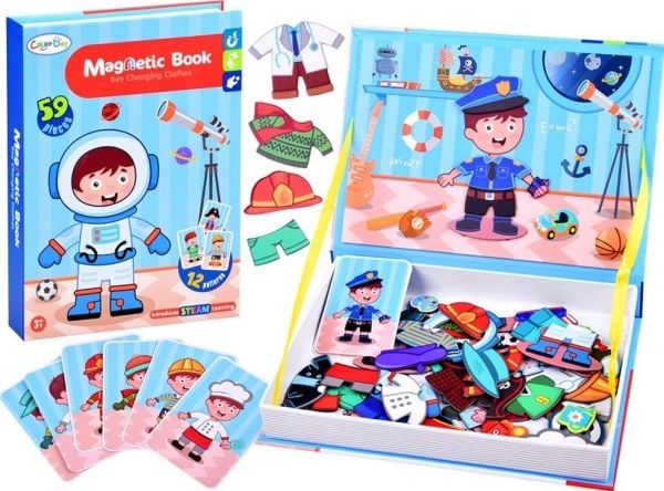 Jokomisiada magnetisk puslespill ZAWODY 59 deler ZA3765