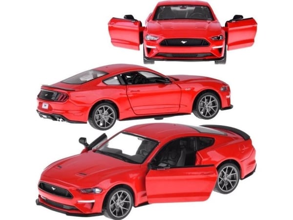 Jokomisiada Bil metall modell 2018 Ford Mustang GT skala 1:34 lys lyd ZA4616