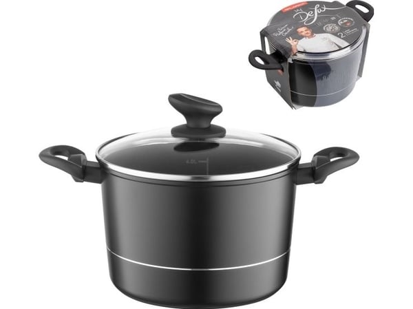 Florina Høy aluminiumsgryte Florina Delux av Mateusz Gessler 22 cm 5 l