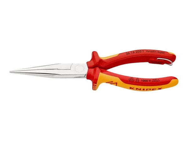 KNIPEX - Långnosig pincett - isolering - 200 mm