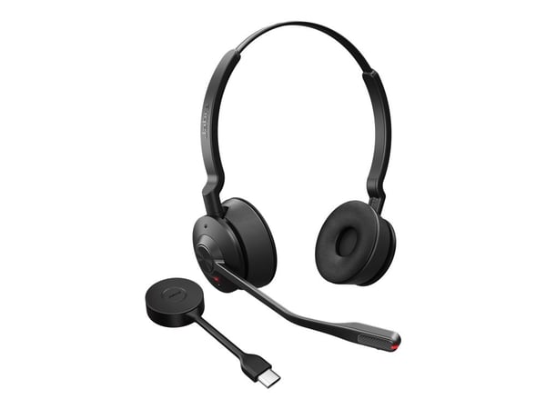 Jabra Engage 55 SE Stereo - Hodesett - on-ear - DECT - trådløs - USB-C via DECT-adapter - Certified for Microsoft Teams