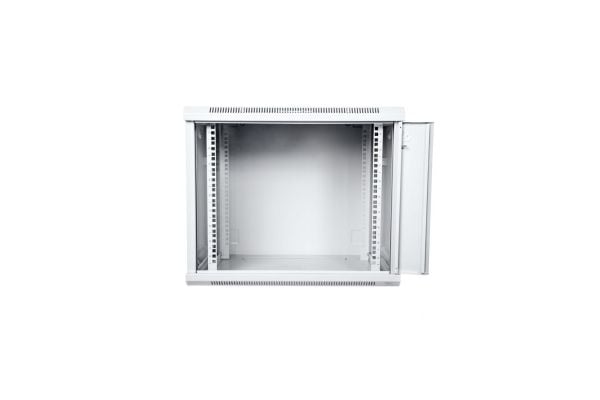 DIGITUS Professional DN-W19 09U/450/MD - Skap - veggmonterbar - grå, RAL 7035 - 9U - 19"