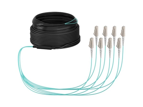 EFB Elektronik O8322S10OM3, 10 m, U-DQ(ZN) BH, OM3, 8x LC, 8x LC