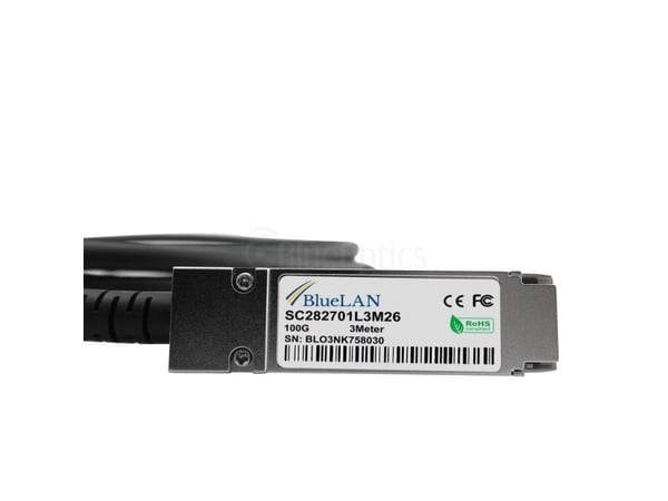 BlueOptics 980-9I48H-00C003-BL, 3 m, QSFP28, 4x SFP28