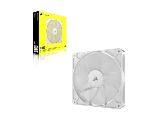 CORSAIR RS140 - Kabinettvifte - 140 mm - hvit
