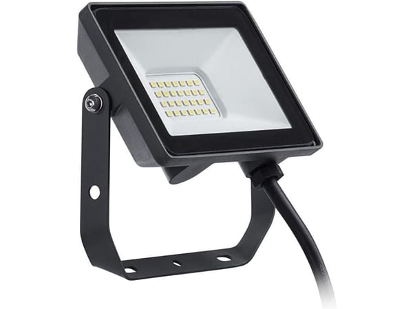 Philips Flomlys, Svart, IP65, Metall, I, U-brakett, 20 W