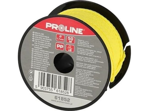 PRO murersnor 1,7 mm x 100 m gul proline