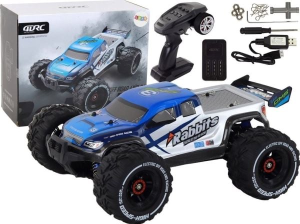 LeanToys maastoauto Rabbits RC 4-pyöräveto Sininen 2.4G