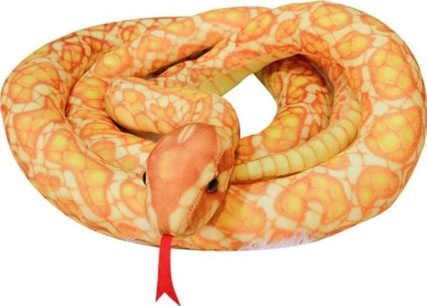 LeanToys pehmo maskotti Golden Snake 300 cm LeanToys pehmo maskotti Golden Snake 300 cm