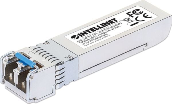 Intellinet 508759, Fiberoptikk, 10000 Mbit/s, SFP+, LC, 9/125 µm, LR