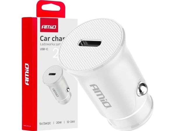 AMiO lader USB-C billader 20w amio-03876
