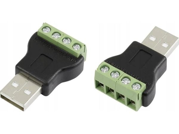 USB-liitin ruuviliitännällä Liitin, suora LT-USB4M USB-urosliitin tyyppi A 1572336 TRU COMPONENTS Sisältö: 1 kpl