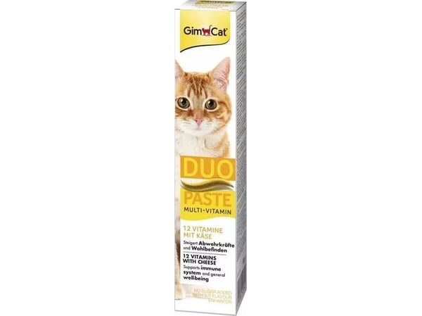 TRITON GIMBORN Gim Cat Pasta Multi-Vitamin Duo z serem 50g TRITON GIMBORN Gim Cat Pasta Multi-Vitamin Duo z serem 50g