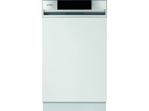 Gorenje GI520E15X, Fullstendig innebygget, Slimline (45 cm), Standard (80-85 cm), Sort, Sølv, Knapper, Kaldt - Selges uten frontplate