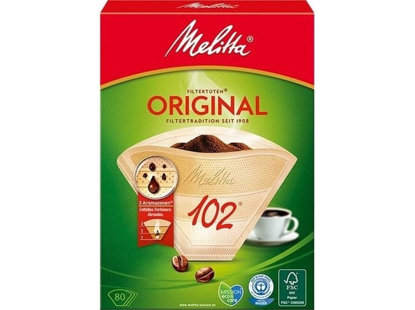 Melitta Kahvinsuodatin 102 - 80 kpl.