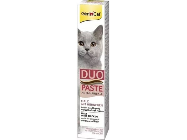 TRITON GIMBORN Gim Cat pasta anti-hårball duo med malt kylling 50 g TRITON GIMBORN Gim Cat pasta anti-hårball duo med malt kylling 50 g