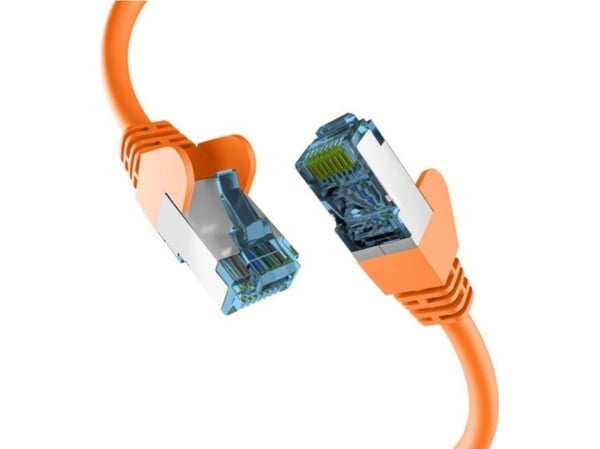 EFB Elektronik EC020200227, 10 m, Cat7, S/FTP (S-STP), RJ-45, RJ-45, Oransje