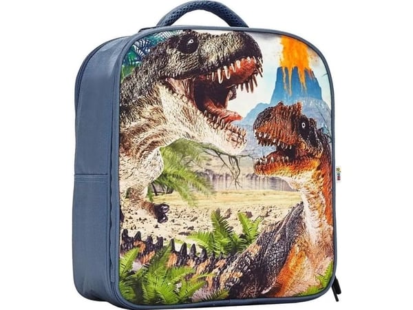 Mojo 3D reppu, jossa on eläimiä, dinosaurus