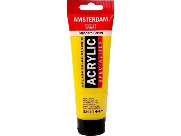 Artequipment Amsterdam Standard Series Akrylrør Metallic Gul 831